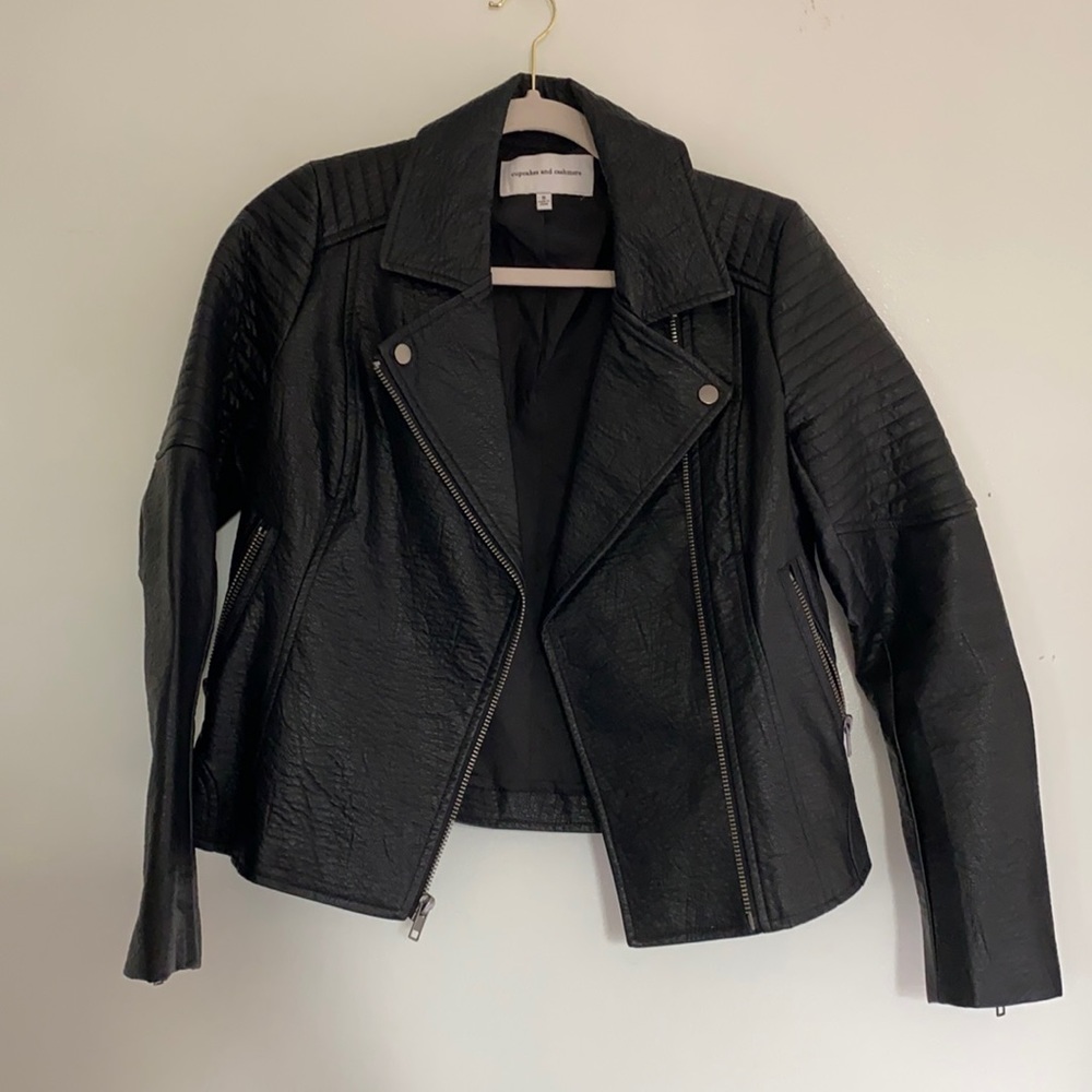 Leather Jacket - size small